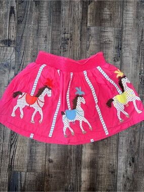 Mini Boden Horse Carousel Skirt